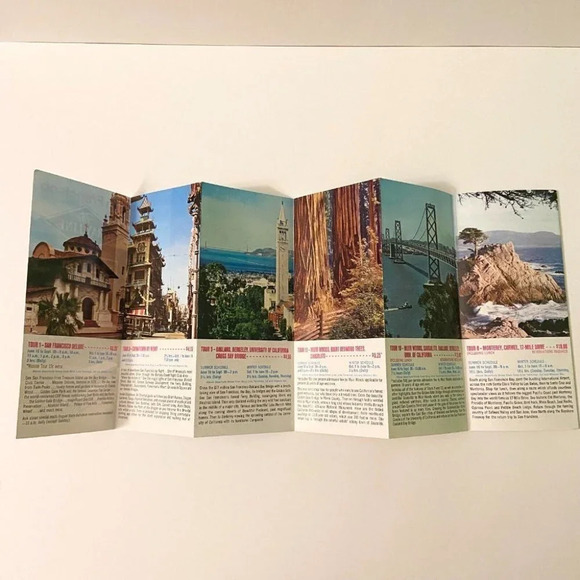 Vintage 1970s San Francisco Gray Line Chinatown Visitors Map Brochures Pamphlets - Picture 4 of 12
